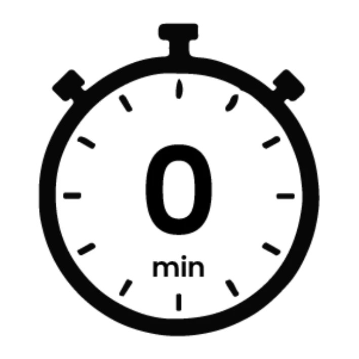 0 min